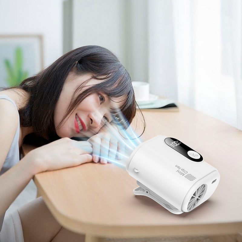 Clip-on waist fan portable travel fan product photo