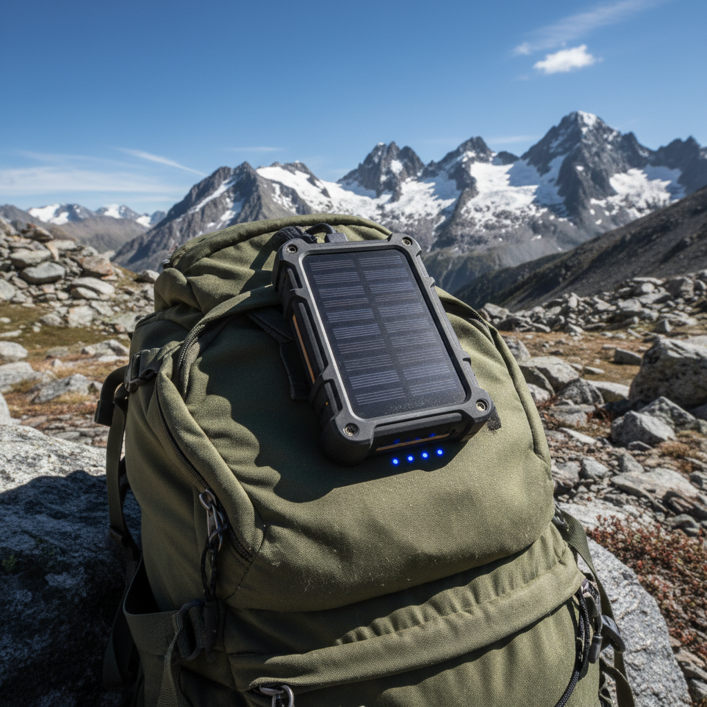 Solar Power Bank - Mountain Summit